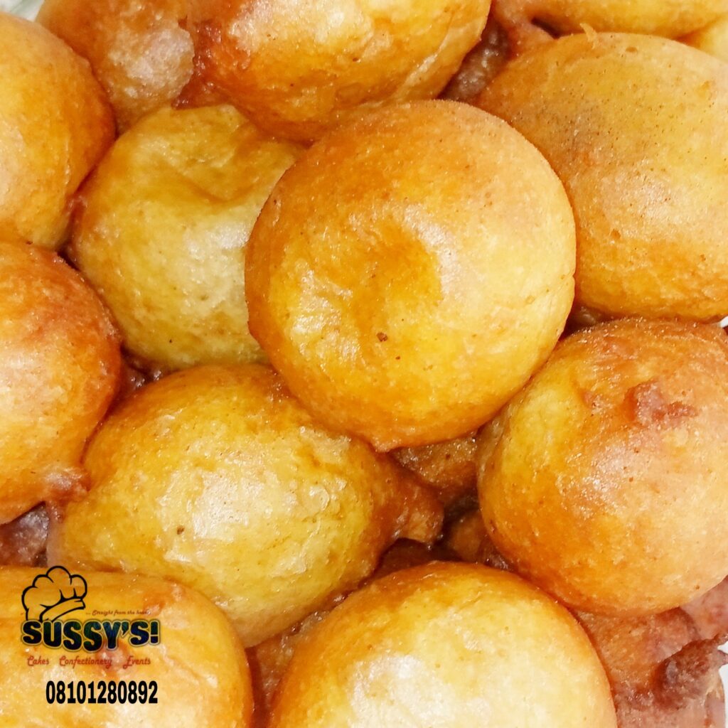 Puff-puff vendor in Lagos